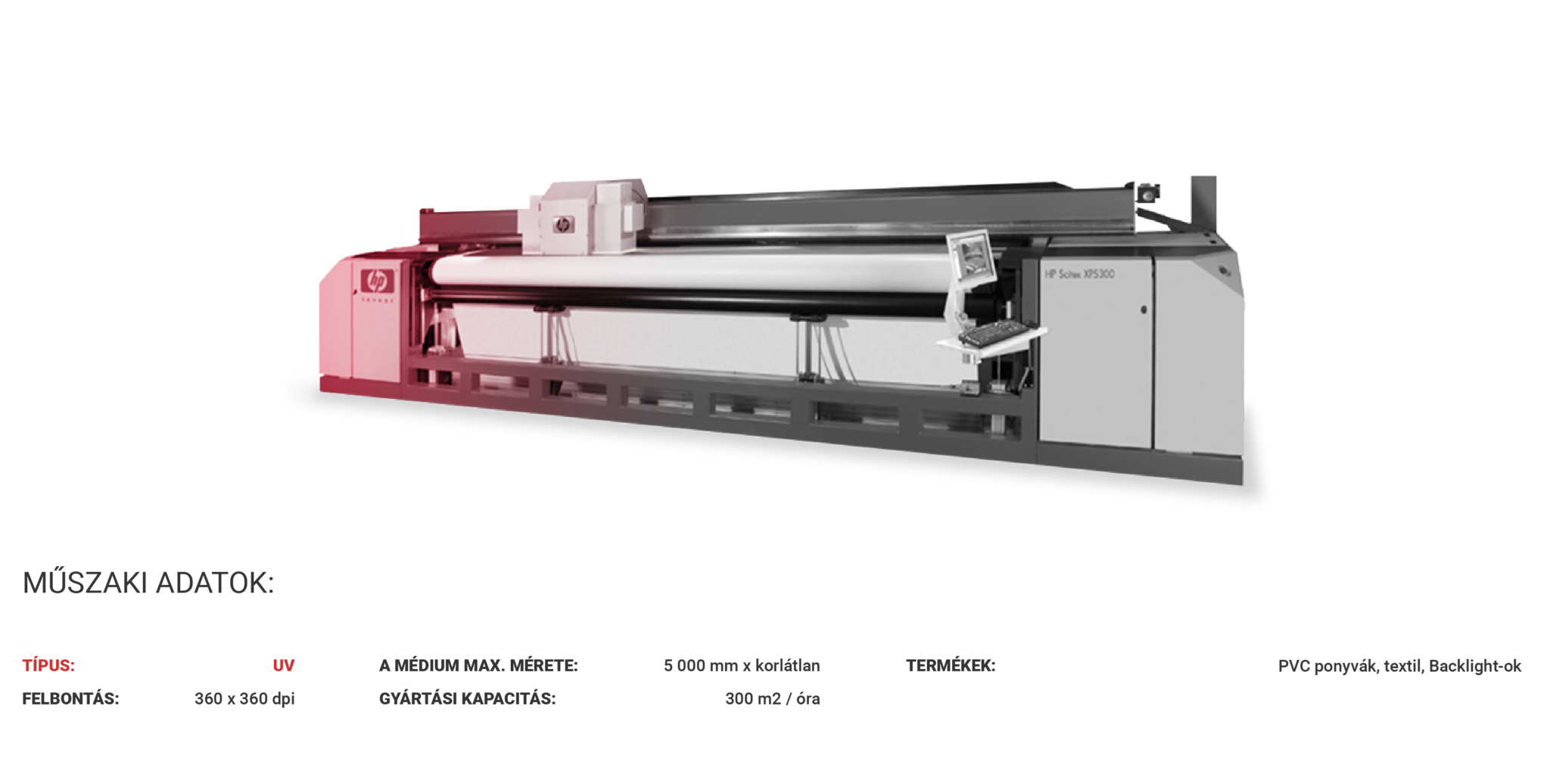 HP scitex XP5300 www.kpkprint.hu